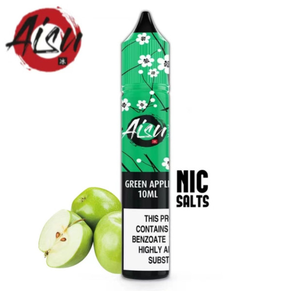 Green Apple 10 ml – AISU Nic Salts