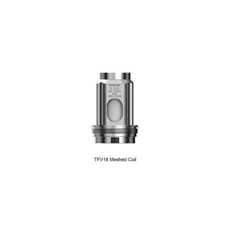 Résistances TFV18 Mesh - Smok - 0.33 Ohm Pack de 3