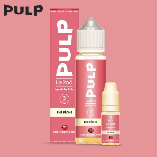 Pack Thé Pêche 60ml - Le Pod Liquide by Pulp