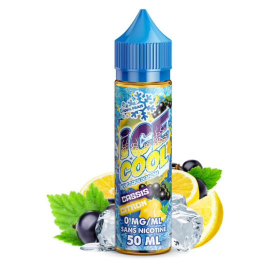 Blackcurrant & Lemon 50ml - Ice Cool by Liquidarom