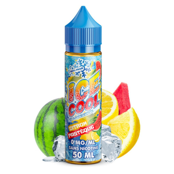 Zitrone-Wassermelone 50 ml – Ice Cool von Liquidarom