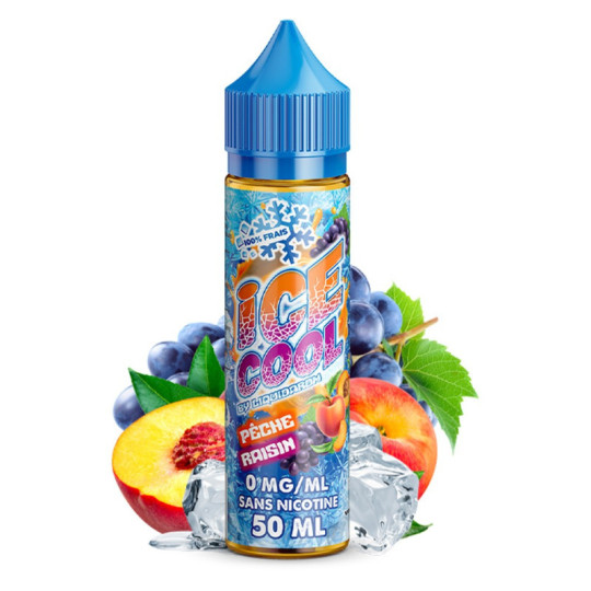 Pfirsich-Traube 50 ml – Ice Cool von Liquidarom