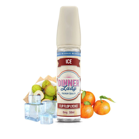 Flip Flop Lychee 50 ml 0 % Sucralose – Dinner Lady
