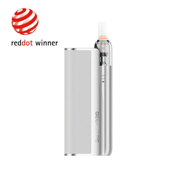 Wenax M-set – GeekVape (2500 + 400 mAh): eenvoud, autonomie en betrouwbaarheid - Moonlit Silver