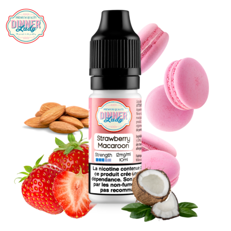 Strawberry Macaroon – Nic Salt – 10 ml – Dinner Lady