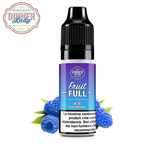 Blue Raspberry 10ml Nic Salt - Fruit Full by Dinner Lady