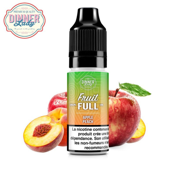 Apple Peach 10 ml Nikotinsalz – Fruit Full von Dinner Lady
