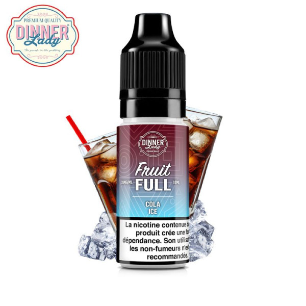 Cola Ice 10 ml Nikotinsalz – Fruit Full von Dinner Lady