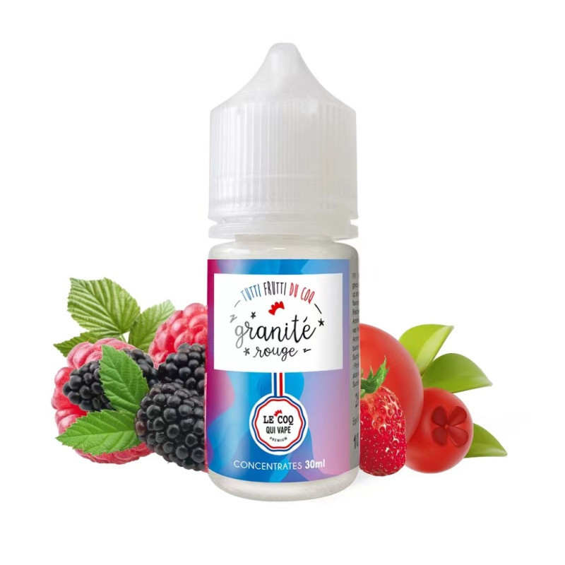 Arôme DIY Granité Rouge 30ml - Tutti Frutti du Coq - Le Coq Qui Vape