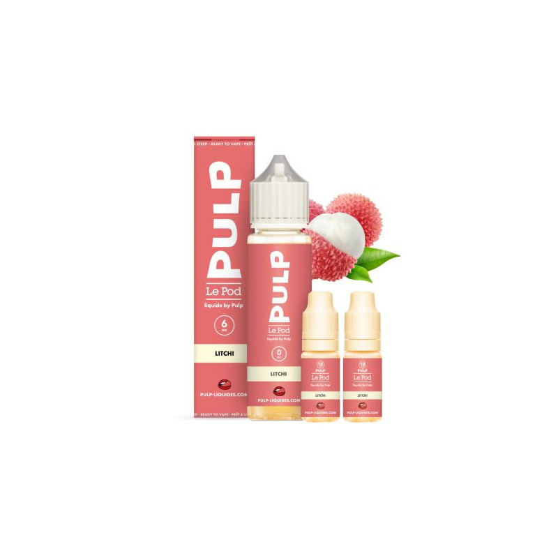 Pack Litchi 60 ml – Le Pod Liquide von Pulp
