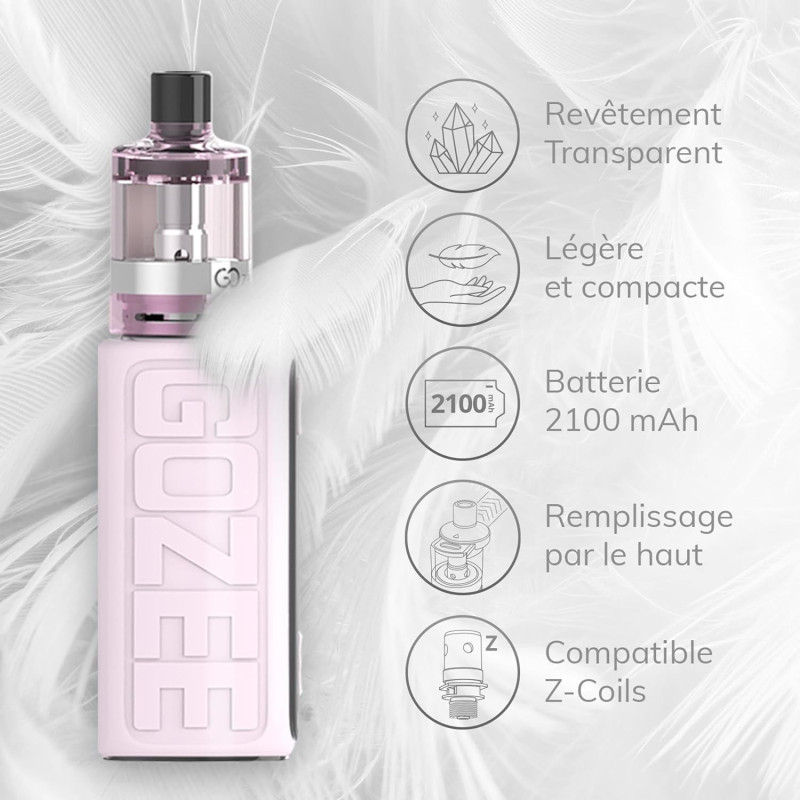 GOZee Starter Kit 2100mAh - Innokin - Rainbow: Long-lasting battery, Z-Coil coils, 3.5ml tank
