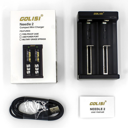 Needle 2 Akku-Ladegerät – Golisi