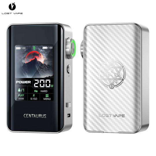 Lost Vape Centaurus BT200 – Box 200W double 18650, écran 2.4", modes avancés (mod seul)