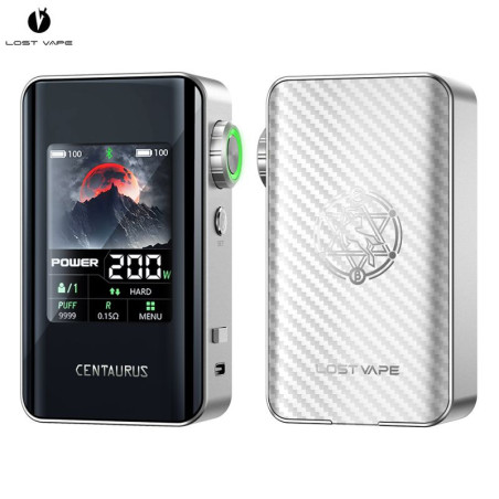 Lost Vape Centaurus BT200 – Box 200W double 18650, écran 2.4", modes avancés (mod seul)