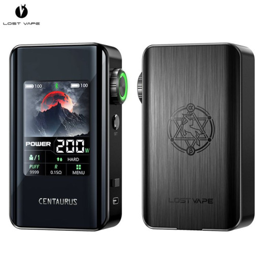 Lost Vape Centaurus BT200 – Box 200W double 18650, écran 2.4", modes avancés (mod seul)