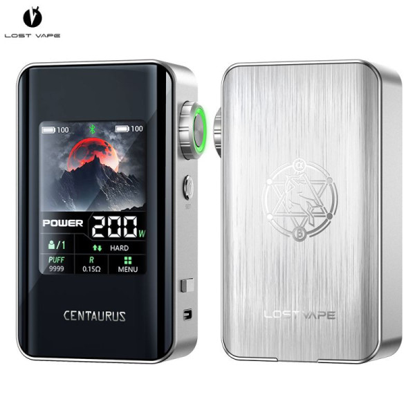 Lost Vape Centaurus BT200 – Box 200W double 18650, écran 2.4", modes avancés (mod seul)