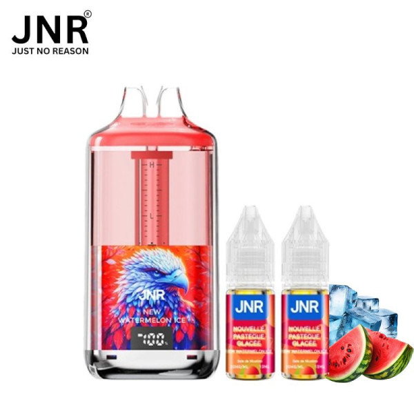 JNR Falcon Gem + 30K – Puff rechargeable 30 000 puffs, réservoir intégré (22 ml, 950 mAh, écran)