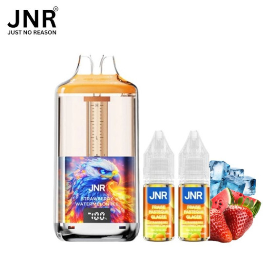 JNR Falcon Gem + 30K – Puff rechargeable 30 000 puffs, réservoir intégré (22 ml, 950 mAh, écran)
