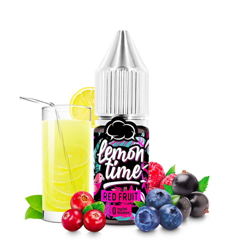 Red Fruit 10ml - Lemon Time by Eliquid France : Cocktail de fruits rouges sur citronnade fraîche 🍓🍒🍋