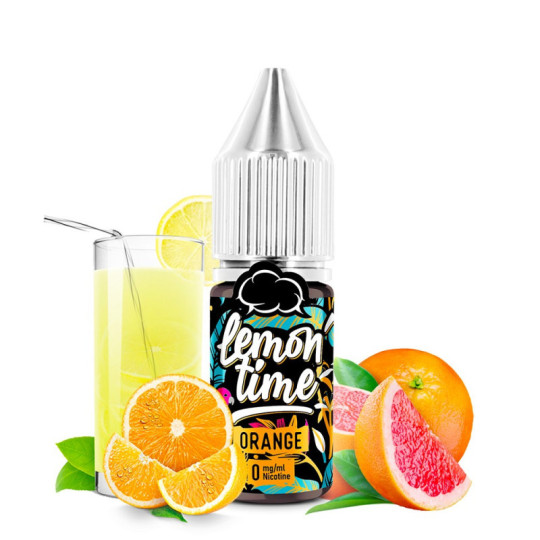 Orange 10ml - Lemon Time by Eliquid France : Orange juteuse sur citronnade pétillante 🍊🍋