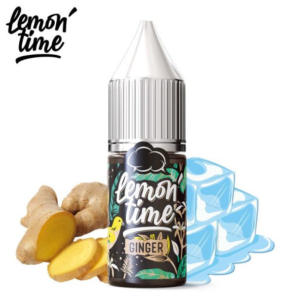 Ginger 10ml - Lemon Time by Eliquid France : Citronnade au gingembre, fraîche et épicée 🍋🌶️