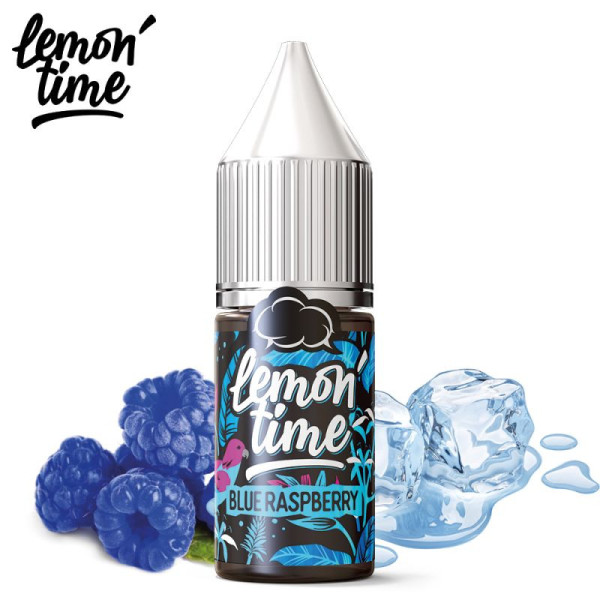 Blue Raspberry 10 ml – Lemon Time von Eliquid France: Säuerliche Blaubeere auf spritziger Limonade 🔵🍋