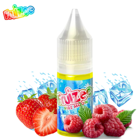 ESALT : Fire Moon 10ml - Fruizee by Eliquid France : Fraise–framboise givrée ultra rafraîchissante 🍓🍇❄️