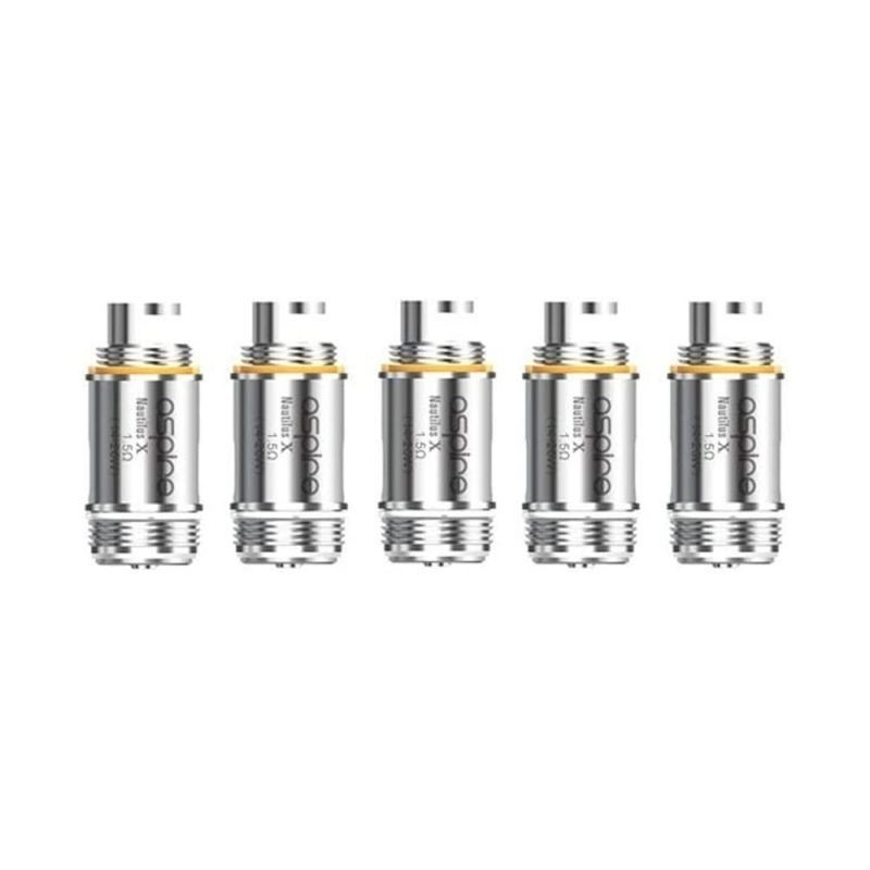 Nautilus X-coils - Aspire - 1,5 Ohm, set van 5
