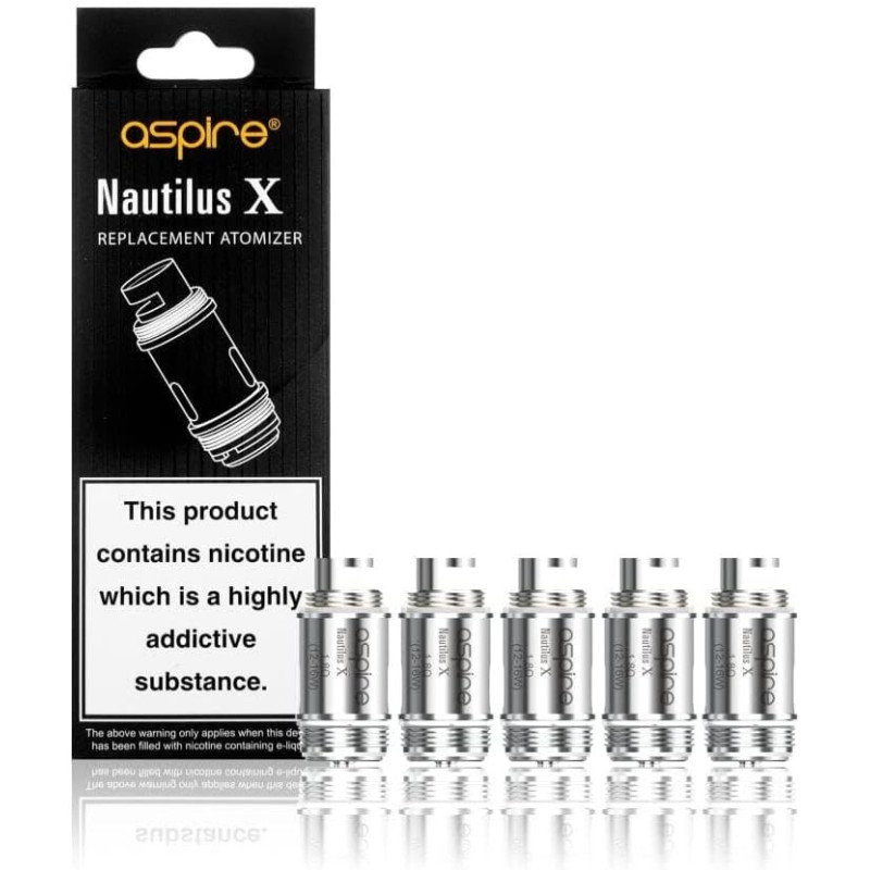 Résistances Nautilus X - Aspire - 1.5 Ohm Pack de 5