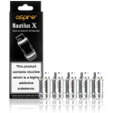 Résistances Nautilus X - Aspire - 1.5 Ohm Pack de 5