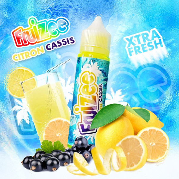 Flacon CITRON CASSIS de 50ml - Fruizee