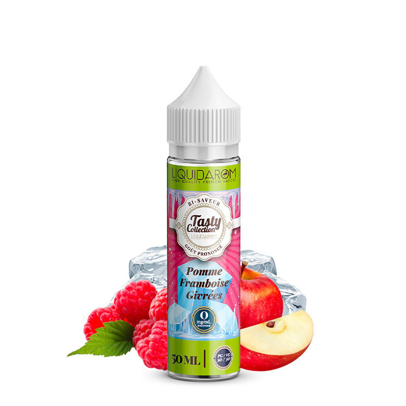 Frambozen-appel met een vleugje ijs 50 ml - Tasty By Liquidarom