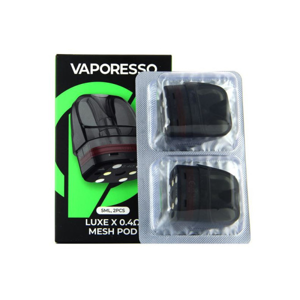 2er-Pack Luxe X Pods – 5 ml – 0,4 Ohm – Vaporesso – Ersatzpatrone