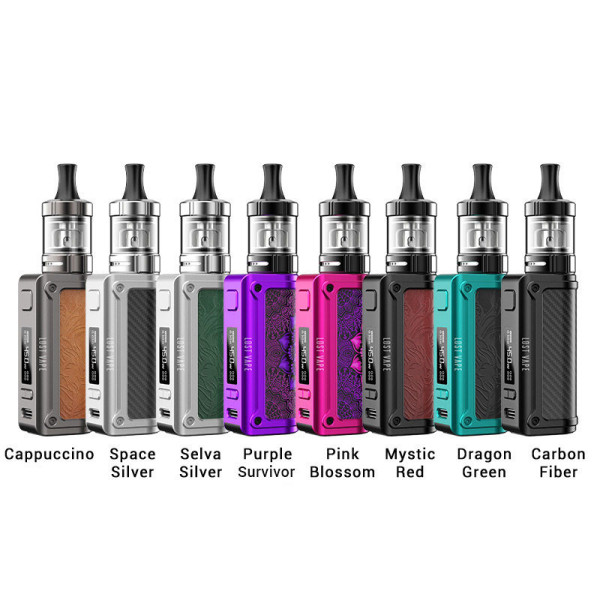 Thelema Mini 45W Kit - Lost Vape - Carbon Fibre