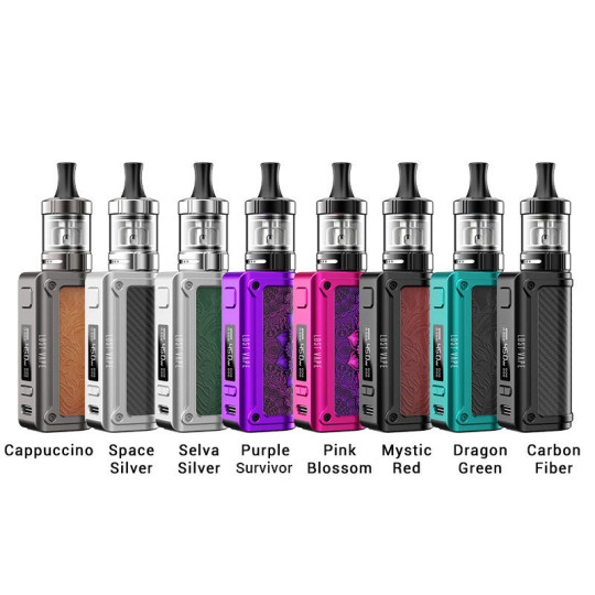 Thelema Mini 45W Kit - Lost Vape - Carbon Fibre