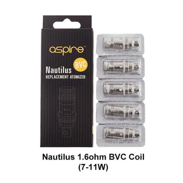 Nautilus-Coils – Aspire – 1,6 Ohm, 5er-Pack