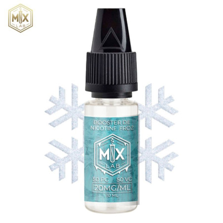 Booster de Nicotine Fresh 10ml 50/50 - MX Lab : Nicotine + effet frais pour vos mélanges DIY ❄️🧪