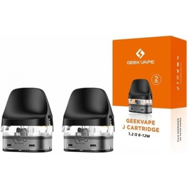 Pack de 2 Cartouches J Series - 1.2ohm - 5ml - Geekvape