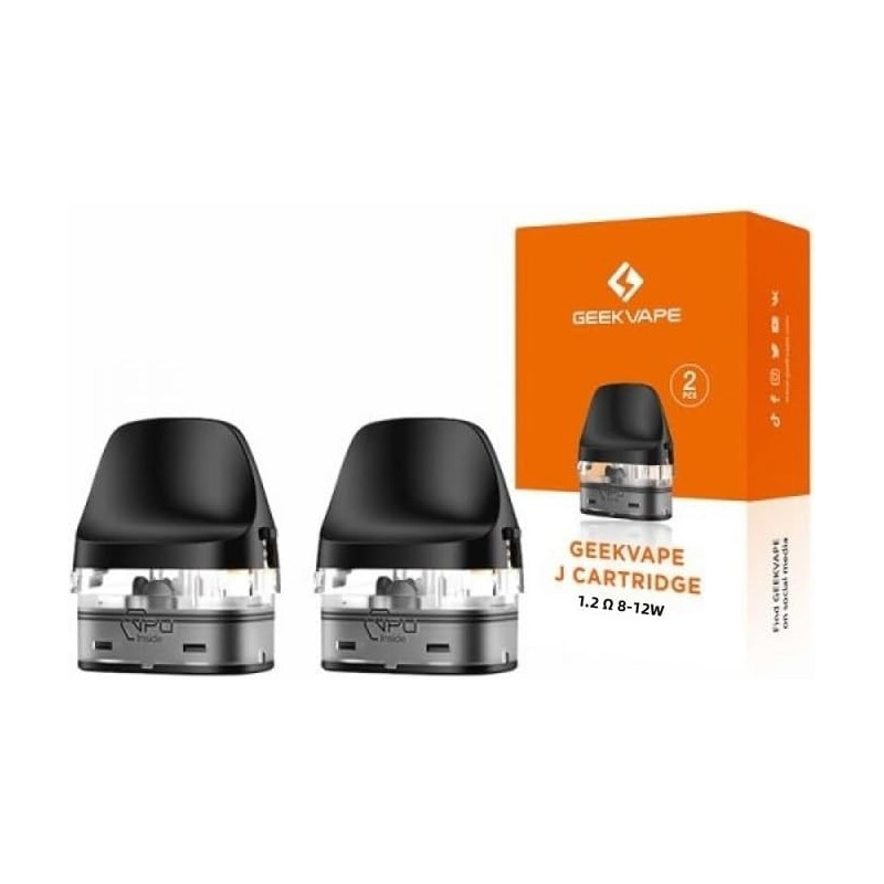 Pack de 2 Cartouches J Series - 1.2ohm - 5ml - Geekvape