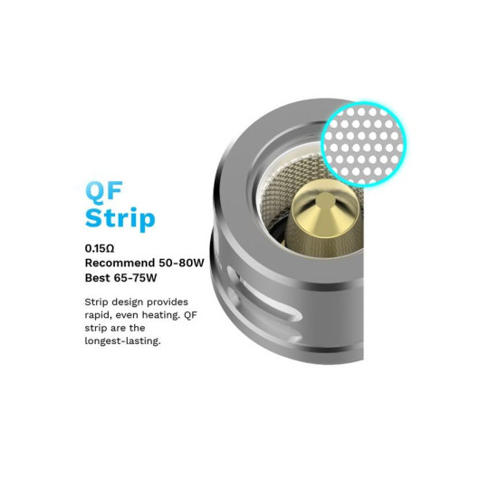 Résistances QF - Vaporesso - 0.15 ohm Pack de 3