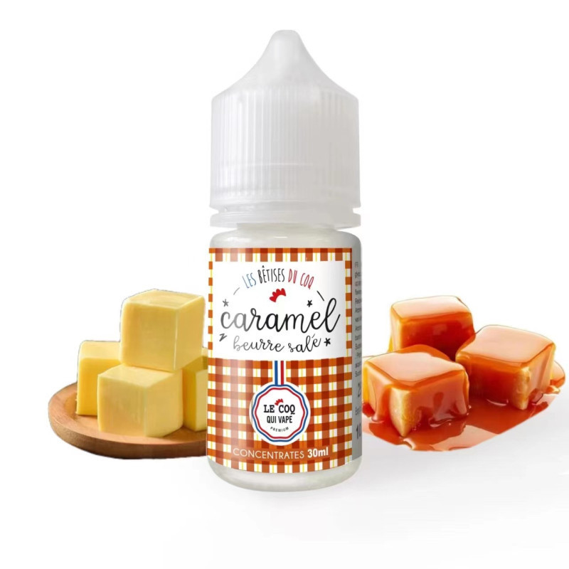 DIY-Aroma „Gesalzene Karamellbutter“ 30 ml – Les Bêtises du Coq – Le Coq Qui Vape