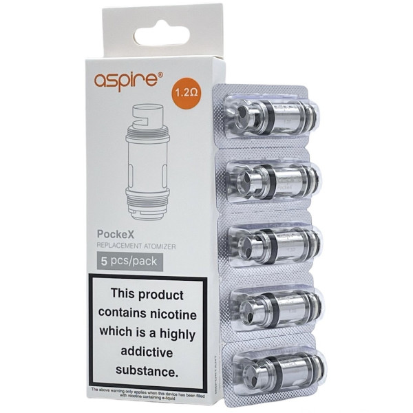 Résistances Pockex - Aspire- 1.20 Ohm Pack de 5