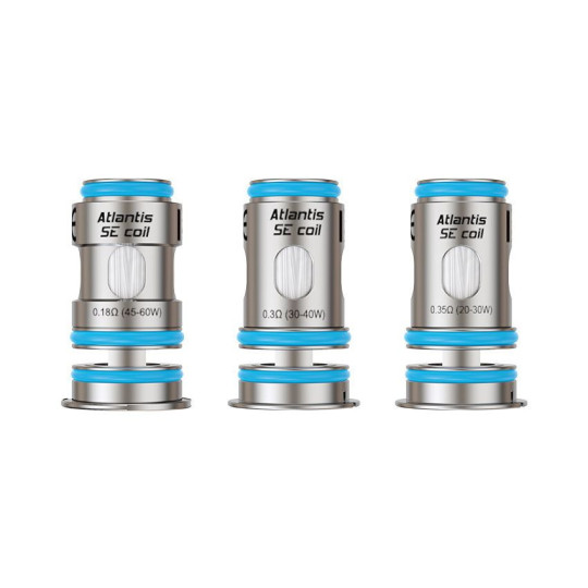 Résistances Atlantis SE - Aspire - 0.18 Ohm Pack de 5