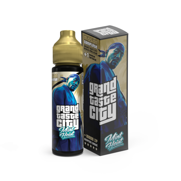 Mint Heist 50ml - Grand Taste City : le braquage fruité qui rafraîchit tout 🌿❄️🐉