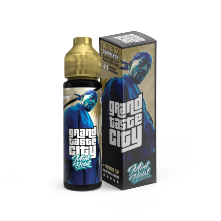 Mint Heist 50ml - Grand Taste City : le braquage fruité qui rafraîchit tout 🌿❄️🐉