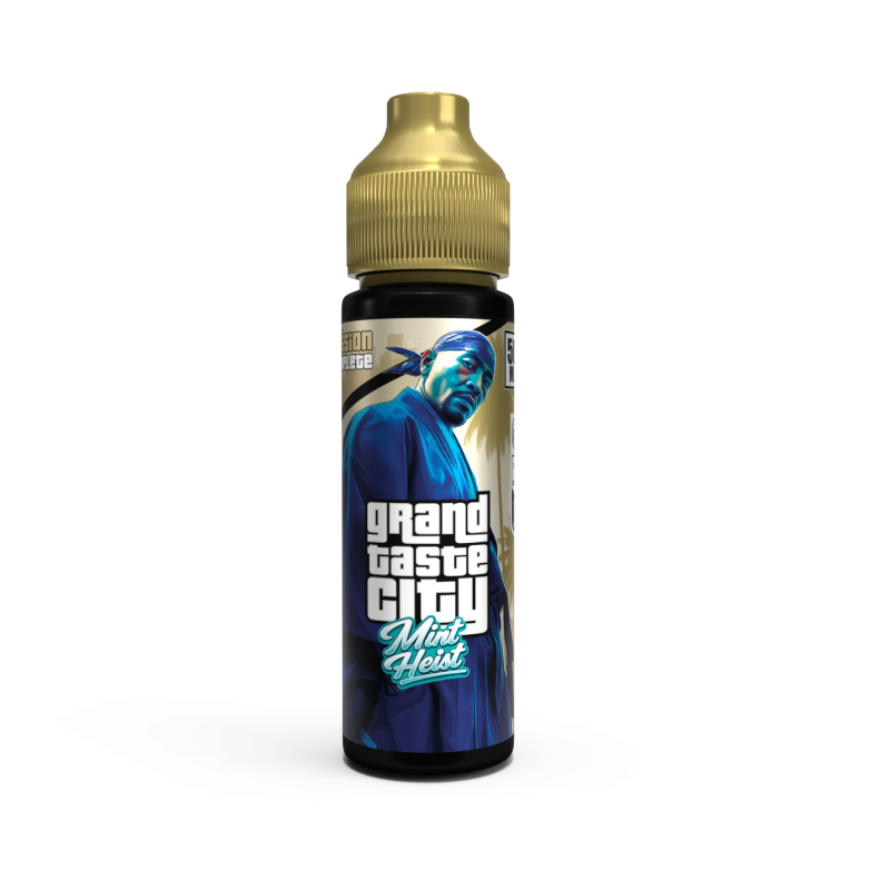 Mint Heist 50ml - Grand Taste City : le braquage fruité qui rafraîchit tout 🌿❄️🐉