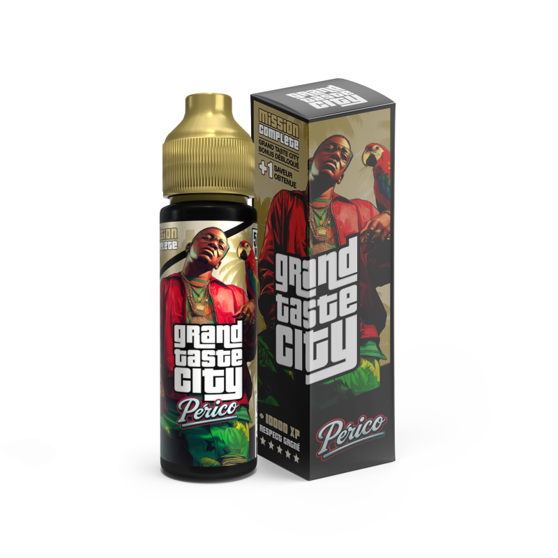Perico 50ml - Grand Taste City : l'acidulé fruité qui electrise les papilles 🍋🫐🍓