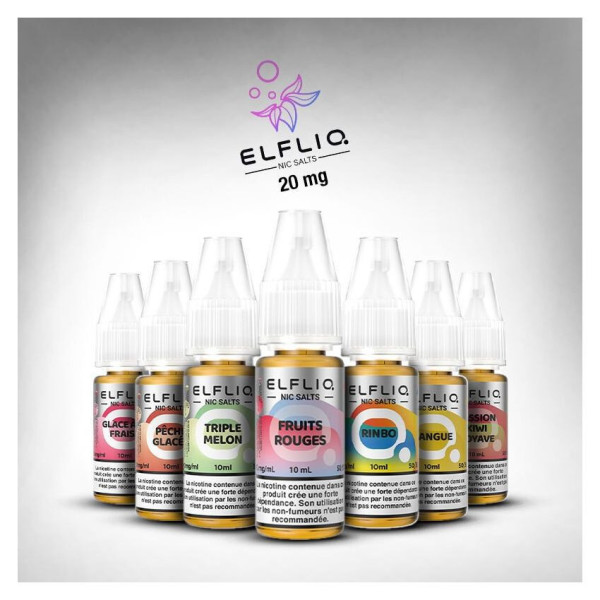 ELFLIQ Elfbar Menthol 10ml – Sel de Nicotine 50/50 10mg 20mg