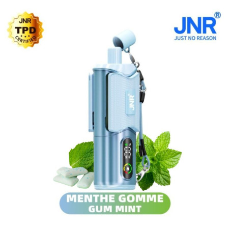Puff JNR Shishasip 35K Gum Mint 🍬🌿 – Chicha Électronique 35 000 Puffs 6mg