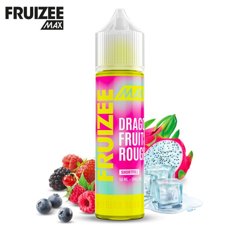 E-liquide Fruizee Max Dragon Fruits Rouges 50ml – Eliquid France – Triple concentration